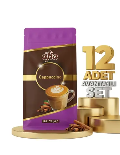 Afia Kapuçino 12x200 Gr - Afia