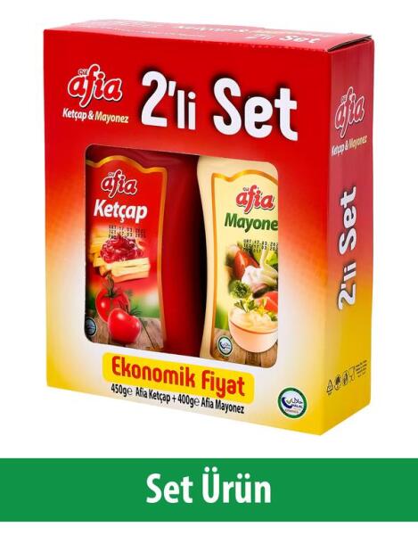 Afia Ketçap 450 Gr ve Mayonez 400 Gr Seti - 1