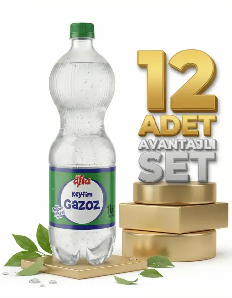 Afia Keyfim Gazoz 12x1 Lt - 1