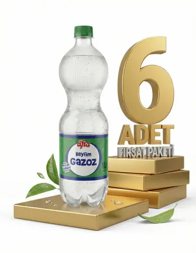 Afia Keyfim Gazoz 6x1 Lt - AFİA