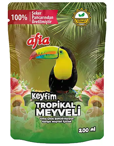 Afia Keyfim Tropikal Meyveli 200 Ml - AFİA