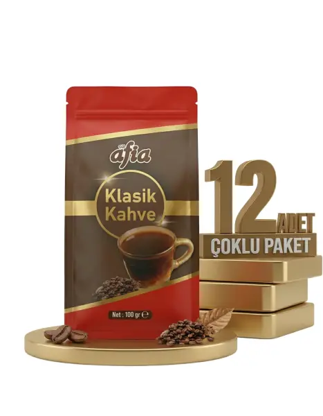 Afia Klasik Kahve 12x100 Gr - 1
