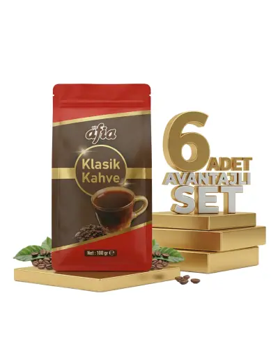 Afia Klasik Kahve 6x100 Gr - Afia