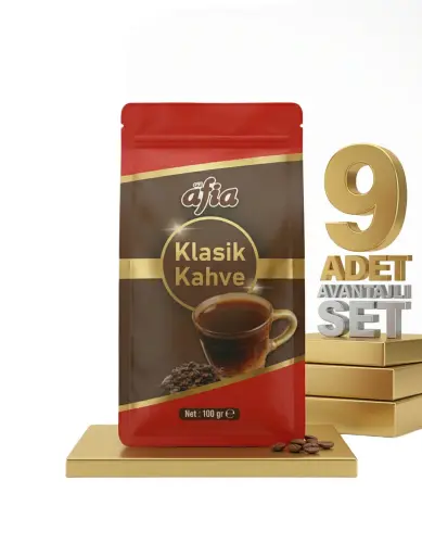 Afia Klasik Kahve 9x100 Gr - Afia