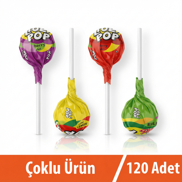 Afia Lolipop Meyve Aromalı Sert Şeker 120x10 Gr - 1