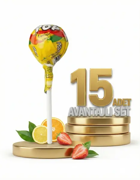 Afia Lolipop Meyve Aromalı Sert Şeker 15x10 Gr - 1
