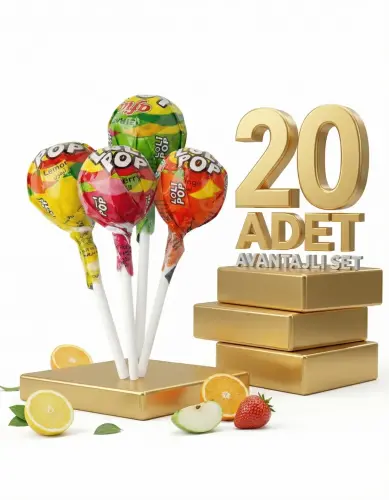 Afia Lolipop Meyve Aromalı Sert Şeker 20x10 Gr - 1
