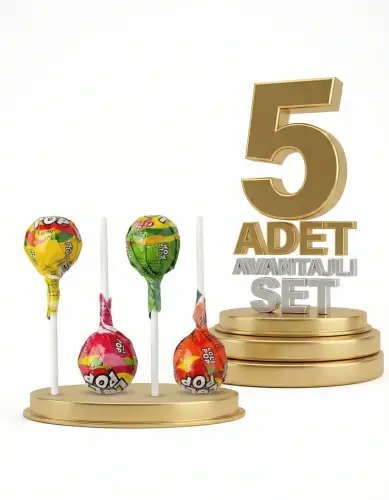 Afia Lolipop Meyve Aromalı Sert Şeker 5x10 Gr - Afia