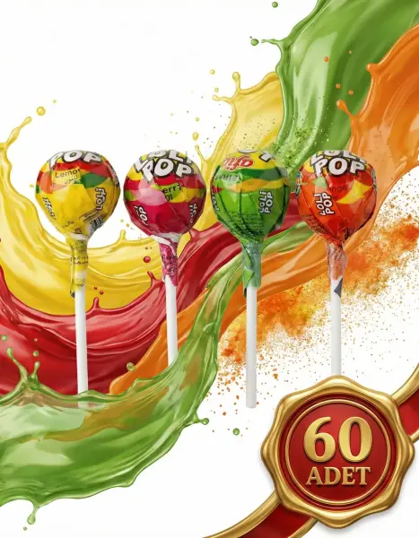 Afia Lolipop Meyve Aromalı Sert Şeker 60x10 Gr - 2