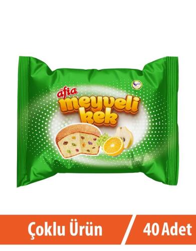 Afia Meyveli Kek 40*40 Gr - Afia