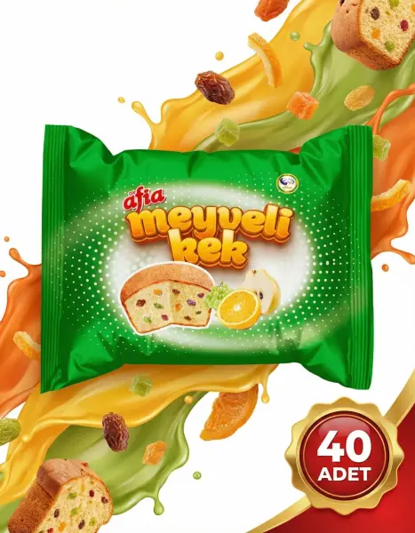 Afia Meyveli Kek 40x40 Gr - 2