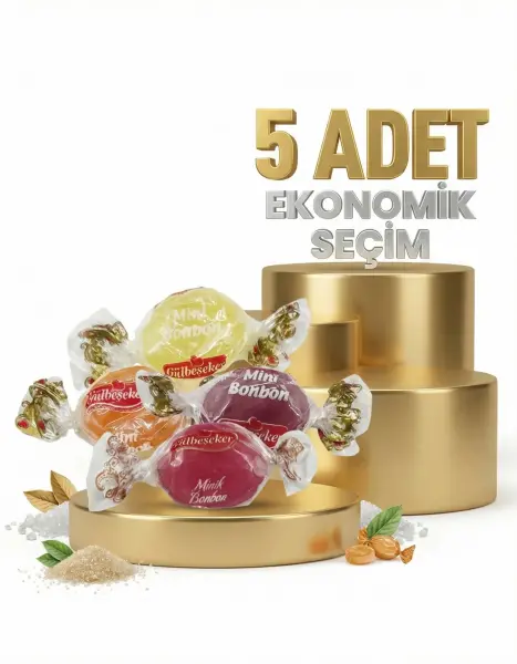 Afia Meyveli Mini Bonbon Şeker 5x1 Kg - 1