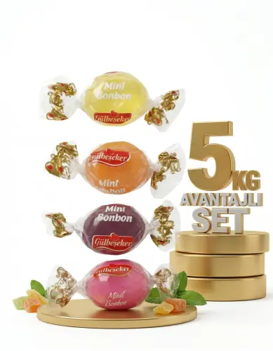 Afia Meyveli Mini Bonbon Şeker 5x1 Kg - 3