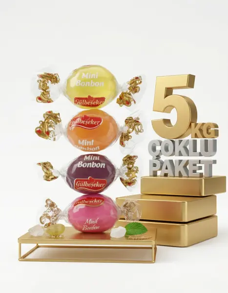 Afia Meyveli Mini Bonbon Şeker 5x1 Kg - 2