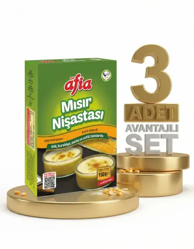 Afia Mısır Nişastası 3x150 Gr - Afia