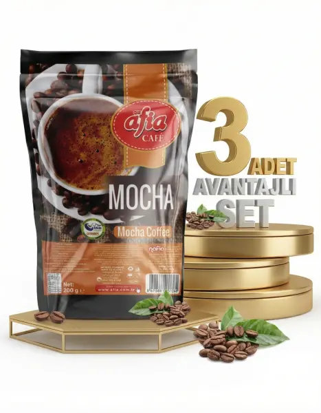 Afia Mocha Kahve 3x200 Gr - 1