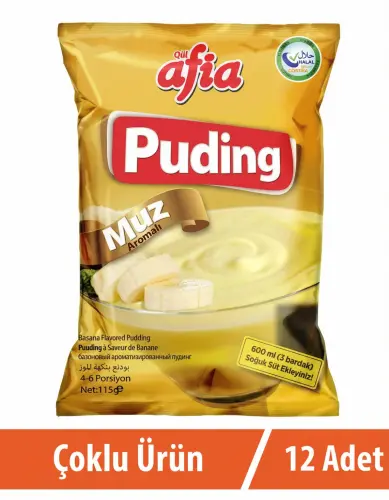 Afia Muzlu Puding 12x115 Gr - 1