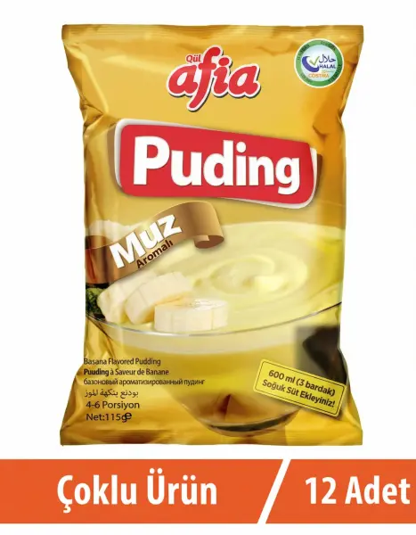 Afia Muzlu Puding 12x115 Gr - 1