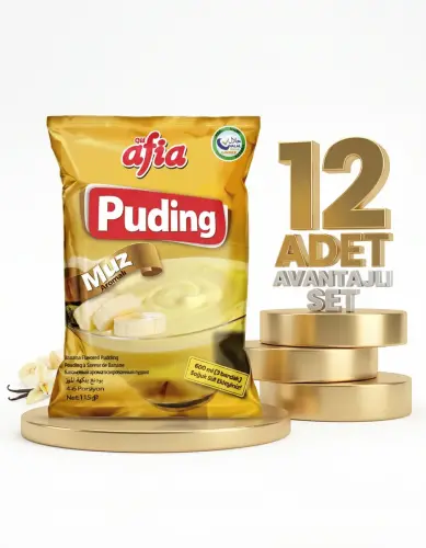 Afia Muzlu Puding 12x115 Gr - 1