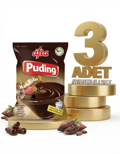 Afia Muzlu Puding 3x125 Gr - 1