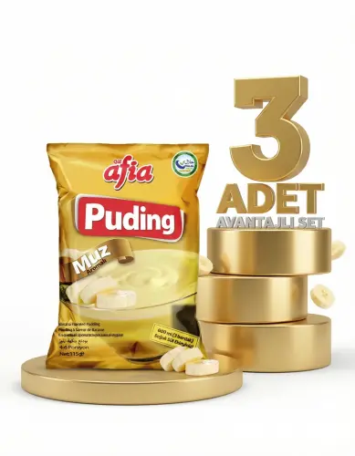 Afia Muzlu Puding 3x125 Gr - Afia