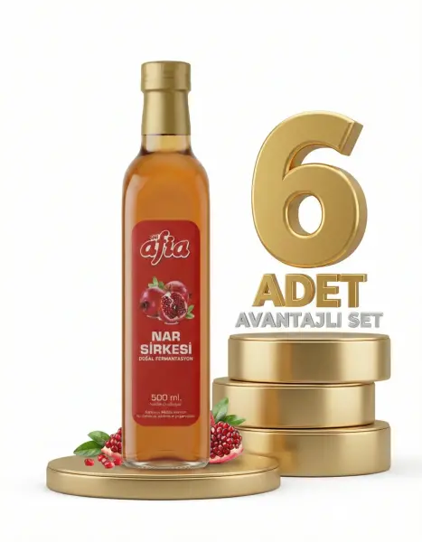 Afia Nar Sirkesi Şişe 6x500 Ml - 1