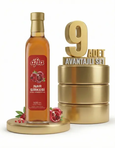 Afia Nar Sirkesi Şişe 9x500 Ml - 1