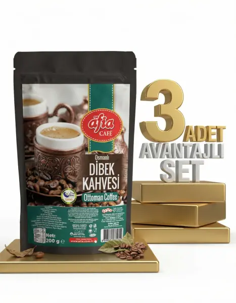 Afia Osmanlı Dibek Kahvesi 3x200 Gr - 1