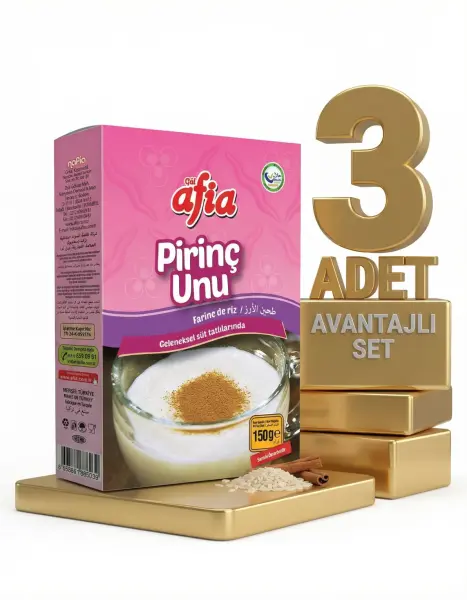 Afia Pirinç Unu 3x150 Gr - 1