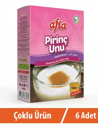 Afia Pirinç Unu 6x150 Gr - 1