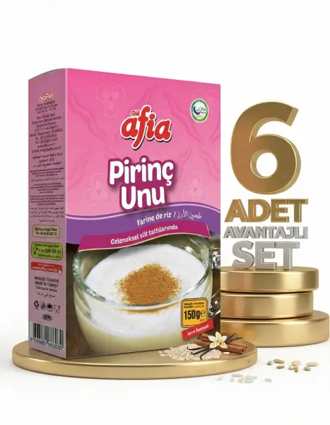 Afia Pirinç Unu 6x150 Gr - 1