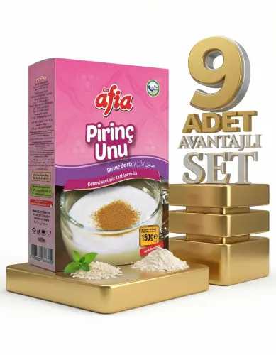 Afia Pirinç Unu 9x150 Gr - Afia