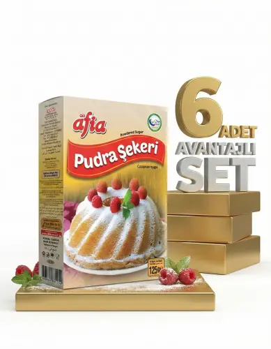 Afia Pudra Şekeri 6x125 Gr - 1