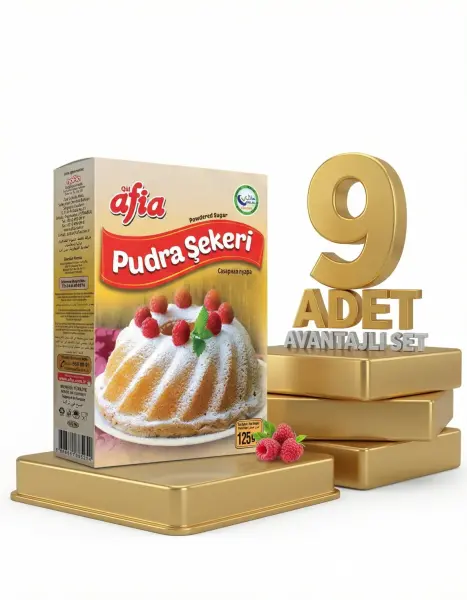 Afia Pudra Şekeri 9x125 Gr - 1