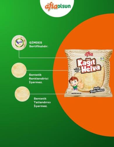 Afia Sade Kağıt Helva 45 Gr - 3