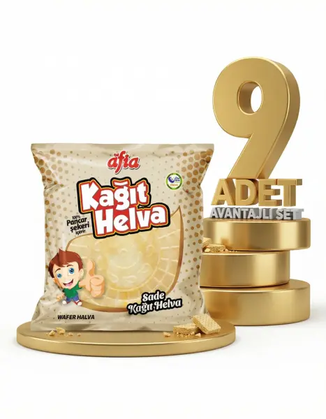Afia Sade Kağıt Helva 9x45 Gr - 1