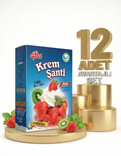 Afia Sade Krem Şanti 12x150 Gr - Afia