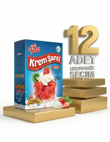 Afia Sade Krem Şanti 3x75 Gr(225 Gr) x 12 - Afia