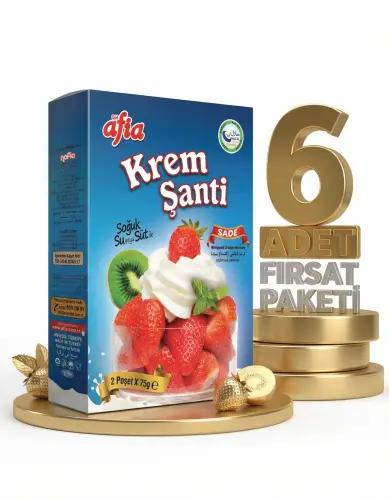 Afia Sade Krem Şanti 6x150 Gr - Afia