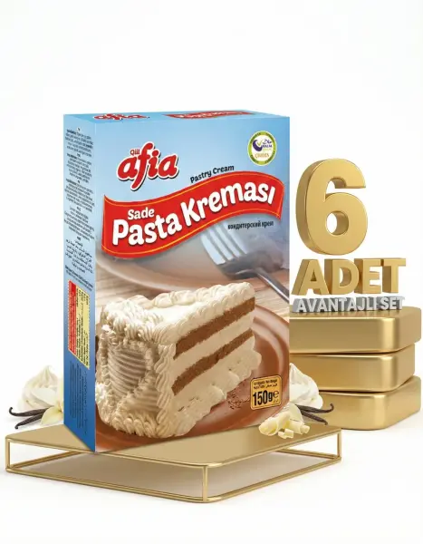Afia Sade Pasta Kreması 6x150 Gr - 1