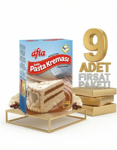 Afia Sade Pasta Kreması 9x150 Gr - Afia