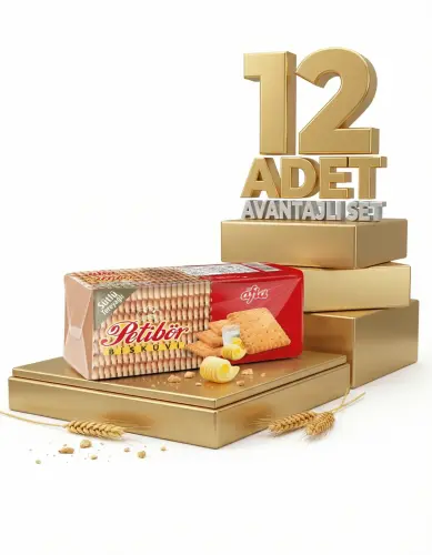 Afia Sade Petibör Bisküvi 12x180 Gr - Afia
