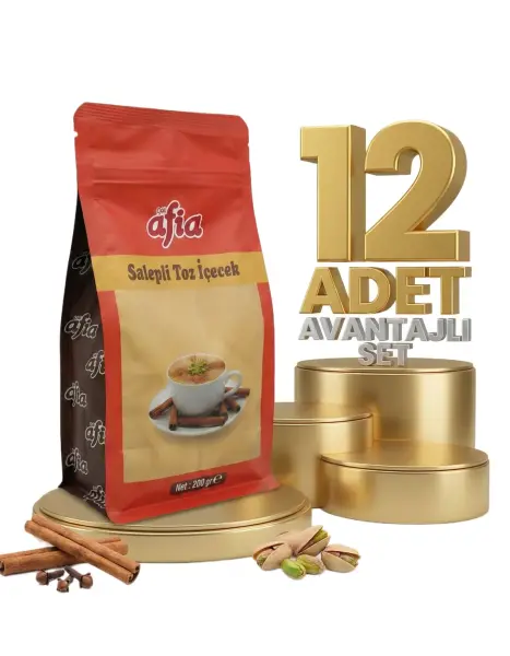 Afia Salepli Toz İçecek 12x200 Gr - 1