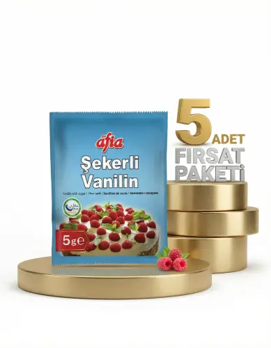 Afia Şekerli Vanilin 5x10lu - Afia