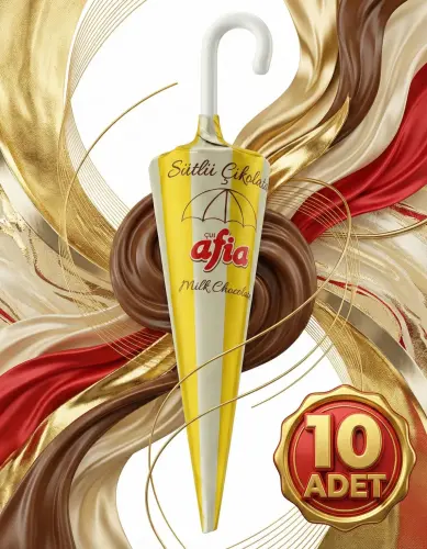 Afia Şemsiye Çikolata 10x25 Gr - 2