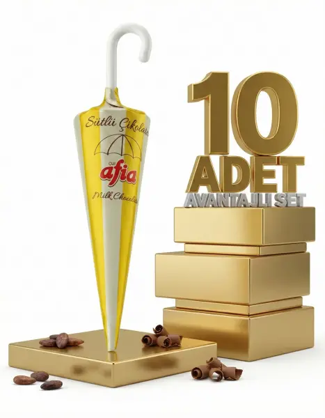 Afia Şemsiye Çikolata 10x25 Gr - 1