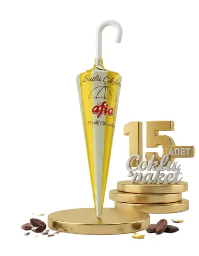 Afia Şemsiye Çikolata 15x25 Gr - Afia