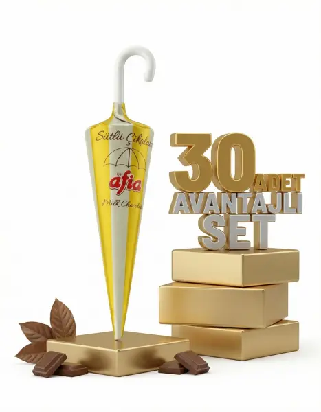 Afia Şemsiye Çikolata 30x25 Gr - 2