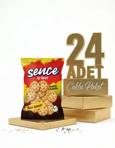 Afia Sence Çörek Otlu Pizza Kraker 24x90 Gr - 1