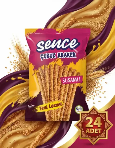 Afia Sence Susamlı Çubuk Kraker 24x40 Gr - 2